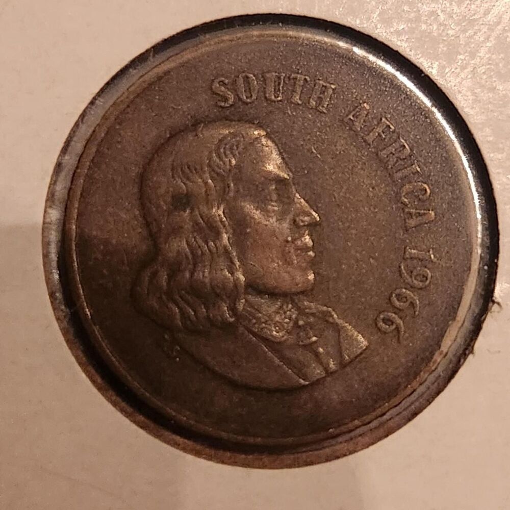 1966 South Africa 1 cent coin.
#southafrica...